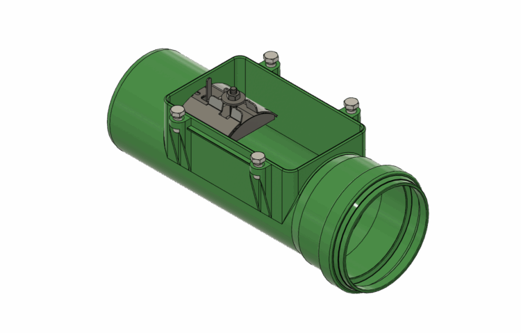 Rattenklappe KG CAD Zeichnung