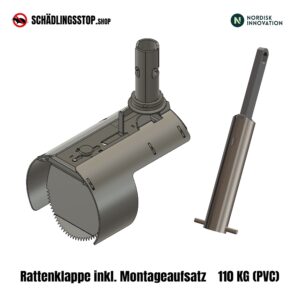 Rattenklappe TX11 PVC Ø 110 cm inkl. Montageaufsatz